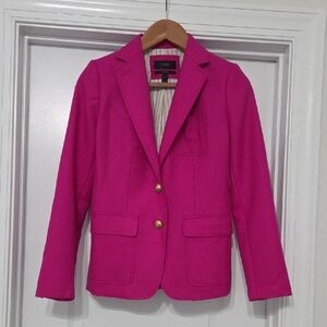 J. Crew Vibrant Pink Rhodes Blazer